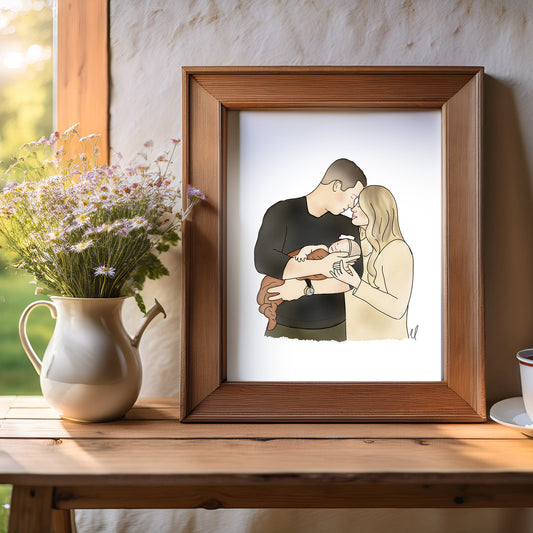 Classic Custom Portrait (7 day turnaround time)