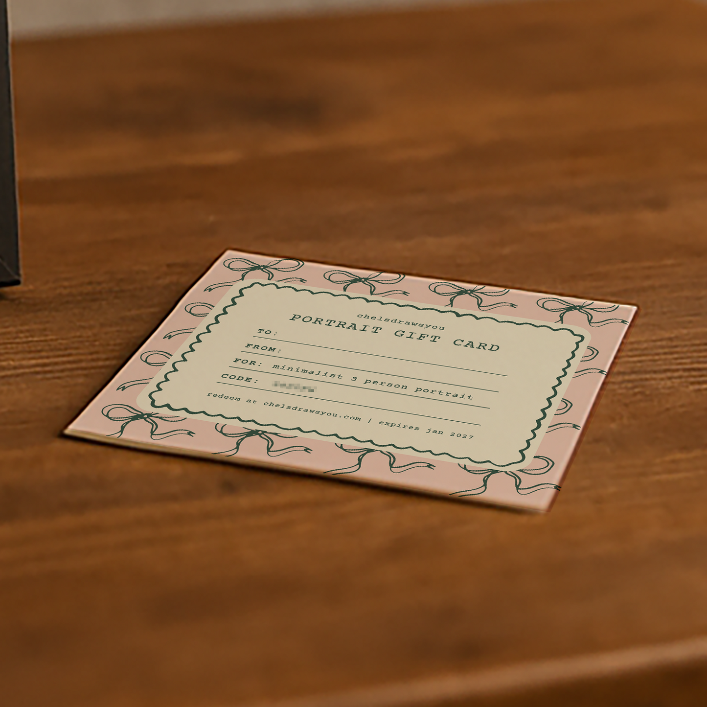 Classic Custom Portrait | 6-10 day turnaround time