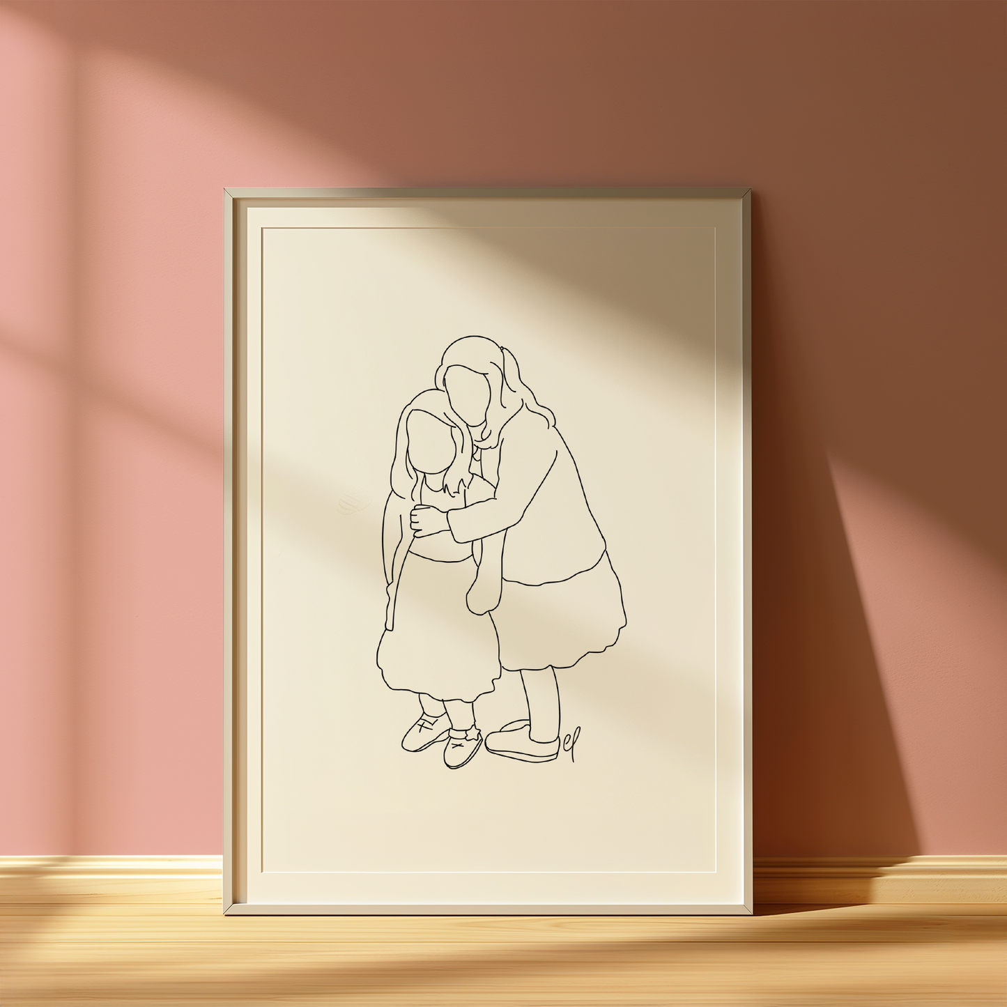 Faceless Line Custom Portrait (48 hour turnaround time)