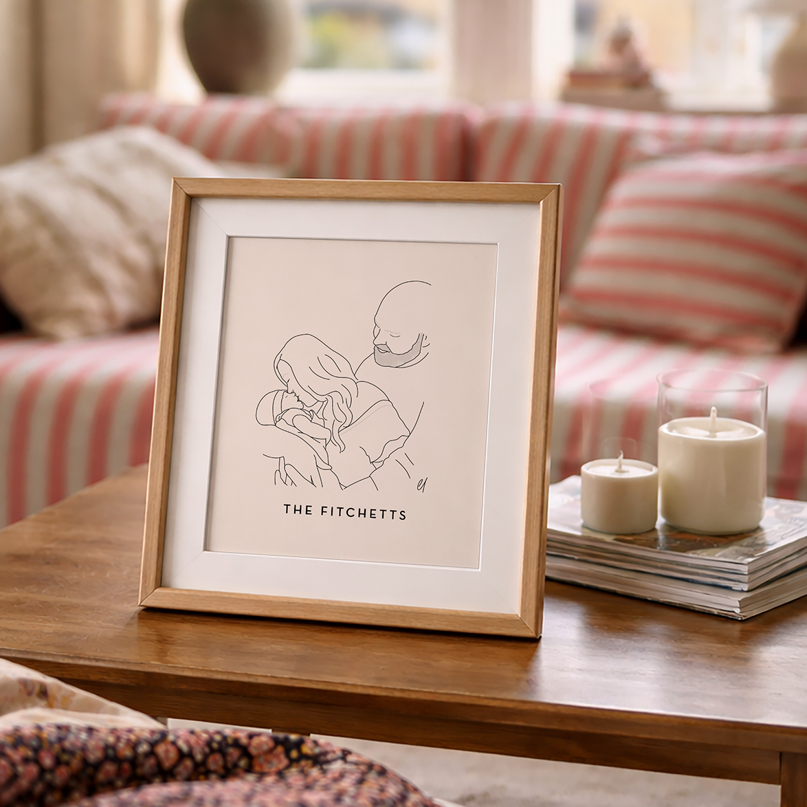 Minimalist Line Custom Portrait | 3-5 day turnaround time