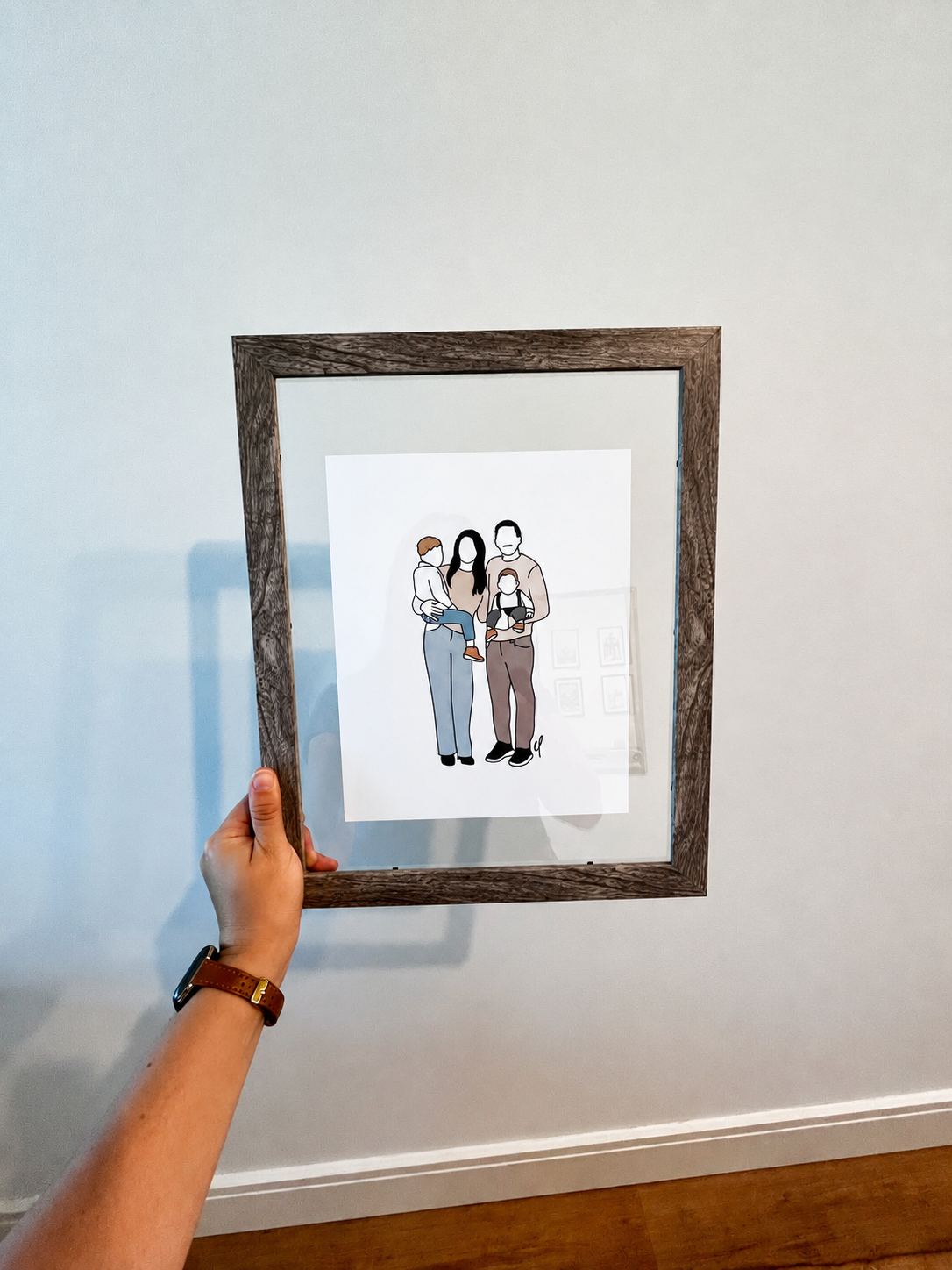 Faceless Line Custom Portrait - 48 hour turnaround time