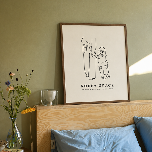 Personalized Mama & Child Portrait