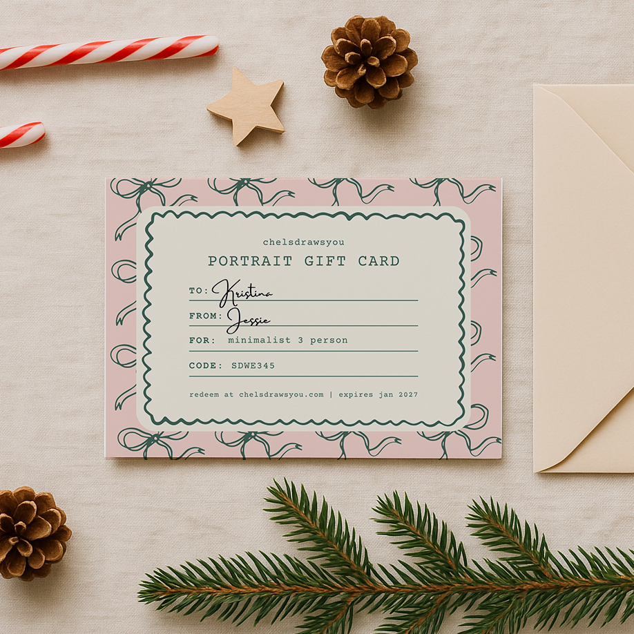 Minimalist Line Custom Portrait