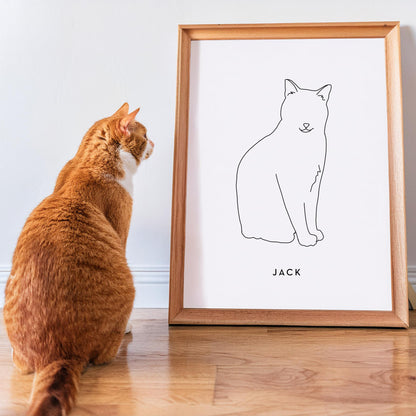 Barely-There Pet Pawtrait (48 hour turnaround time)