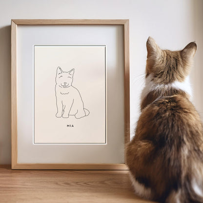 Barely-There Pet Pawtrait (48 hour turnaround time)