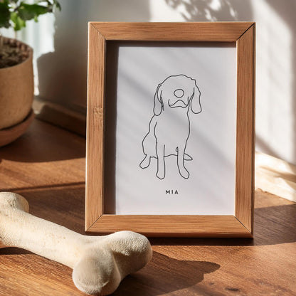 Barely-There Pet Pawtrait (48 hour turnaround time)