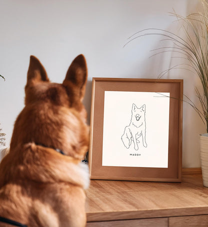 Barely-There Pet Pawtrait (48 hour turnaround time)
