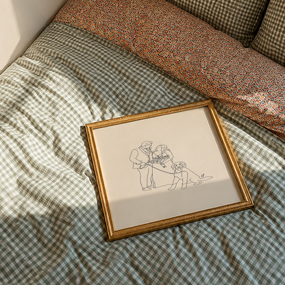 Minimalist Line Custom Portrait | 3-4 day turnaround time