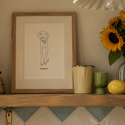 Minimalist Line Custom Portrait | 3-4 day turnaround time