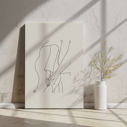 Minimalist Line Custom Portrait (6 day turnaround time)